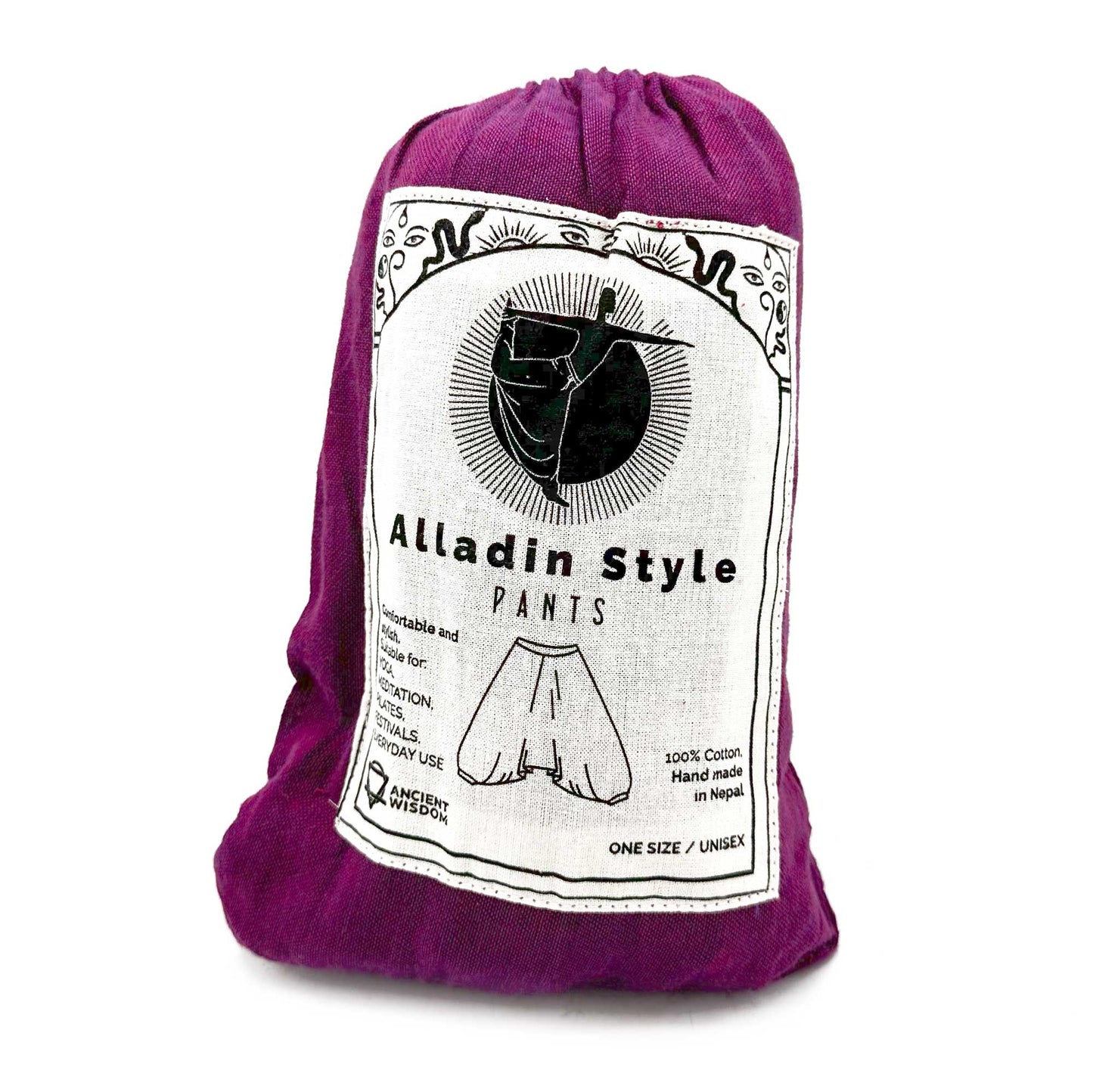 Handmade Himalayan Yoga Pants - Aladdin Design