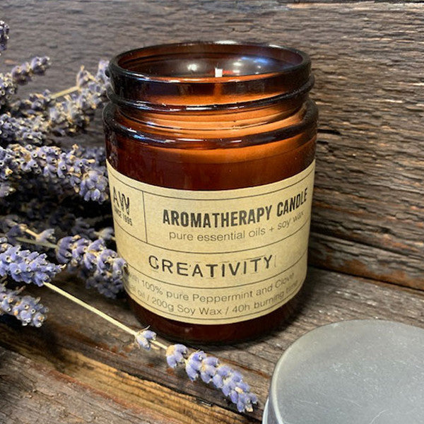 Aromatherapy Soy Wax Jar Candle - Creativity