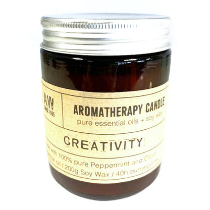 Aromatherapy Soy Wax Jar Candle - Creativity