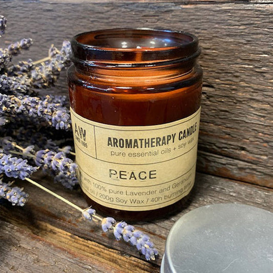 Aromatherapy Soy Wax Jar Candle - Peace