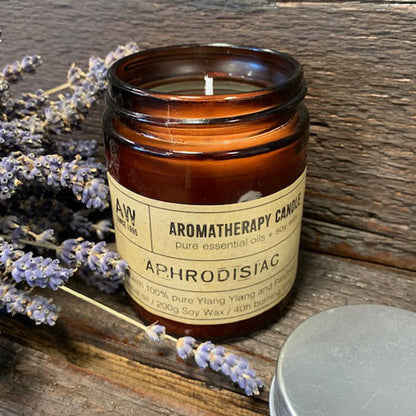 Aromatherapy Soy Wax Jar Candle - Aphrodisiac