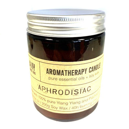 Aromatherapy Soy Wax Jar Candle - Aphrodisiac