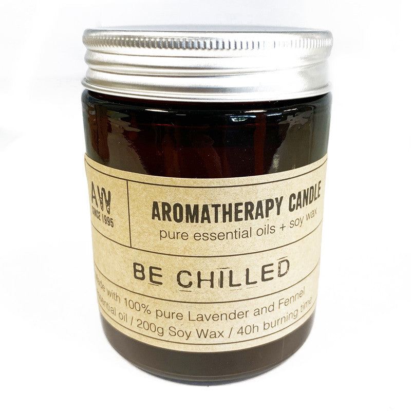 Aromatherapy Soy Wax Jar Candle - Be Chilled