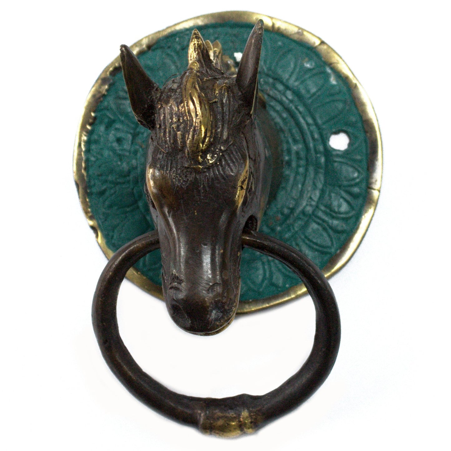 Brass Door Knocker - Horse Head