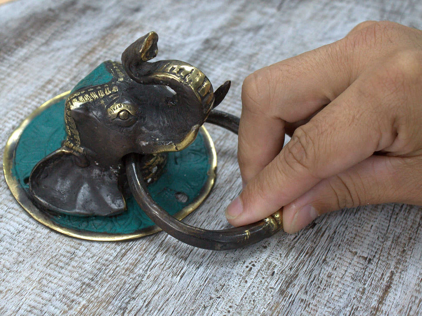 Brass Door Knocker - Horse Head