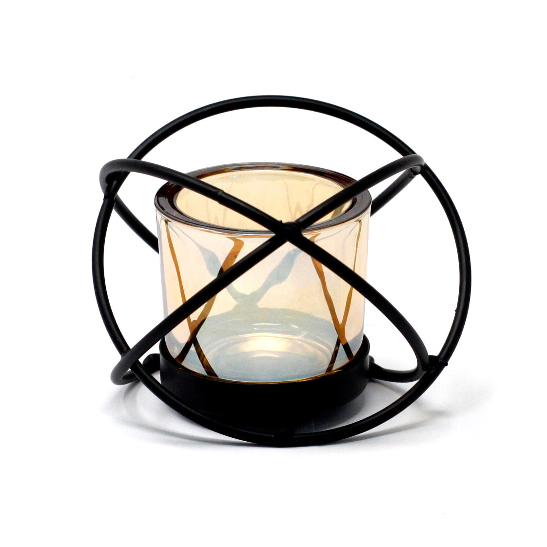 Craft Iron Candle Holder - Nucleus Sphere