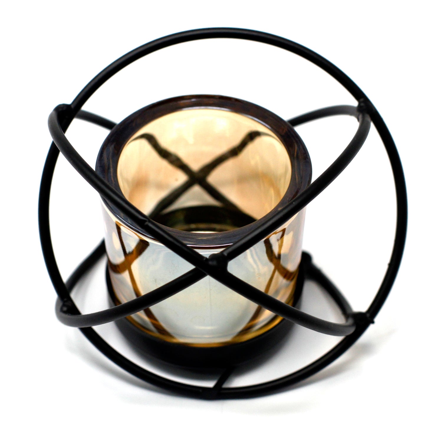 Craft Iron Candle Holder - Nucleus Sphere