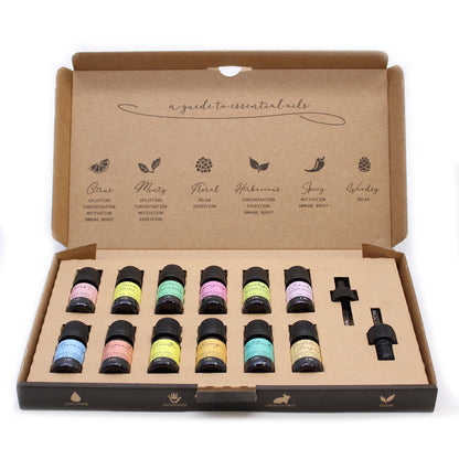 Top 12 Pure Essential Oils Set | 12 Variations | Aromatherapy | Natural Scents