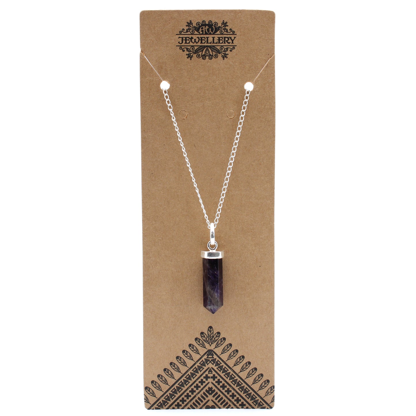 Gemstone Classic Point Pendant