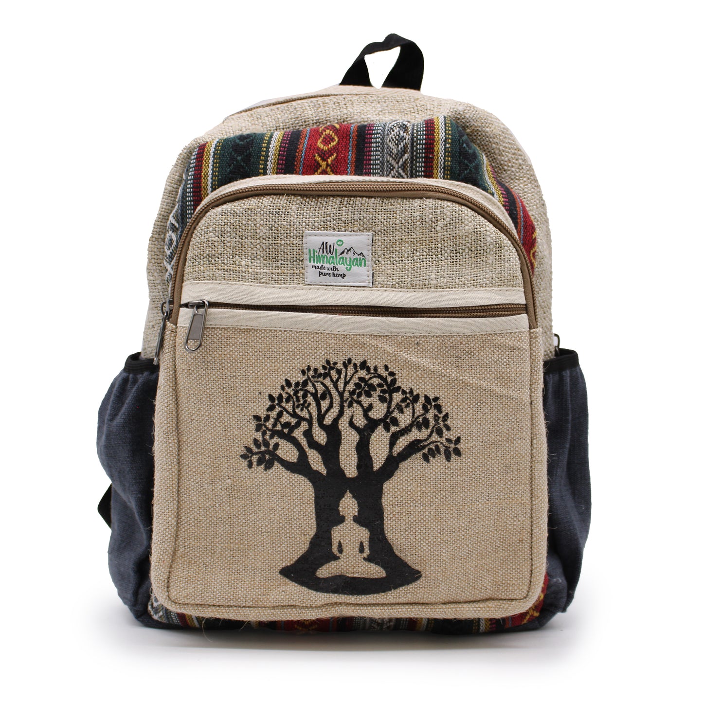 Small Hemp Backpack - Bodhi Tree