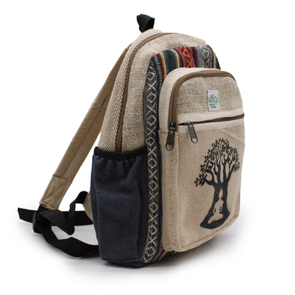 Small Hemp Backpack - Bodhi Tree