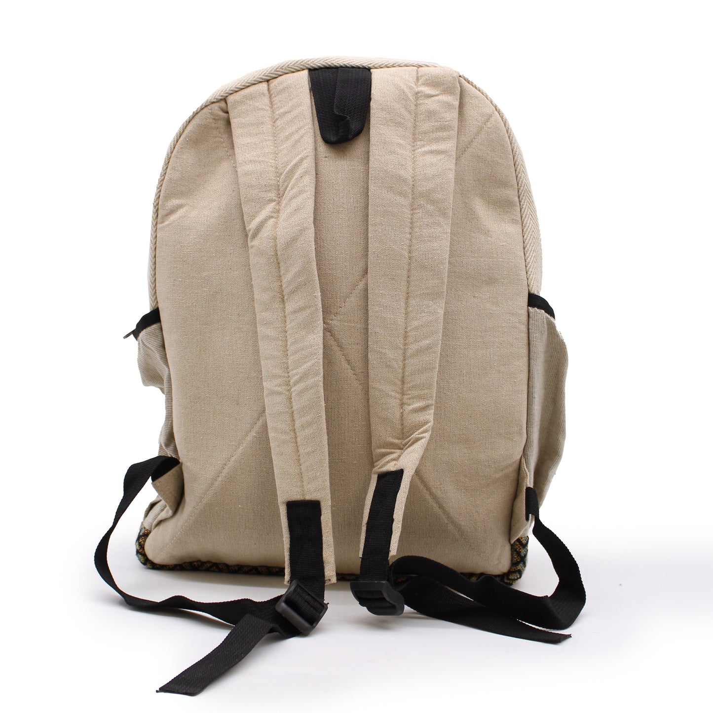 Large Hemp Backpack - Straight Zips