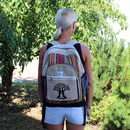 Large Hemp Backpack - Bodhi Tree