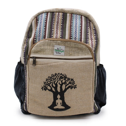 Large Hemp Backpack - Bodhi Tree