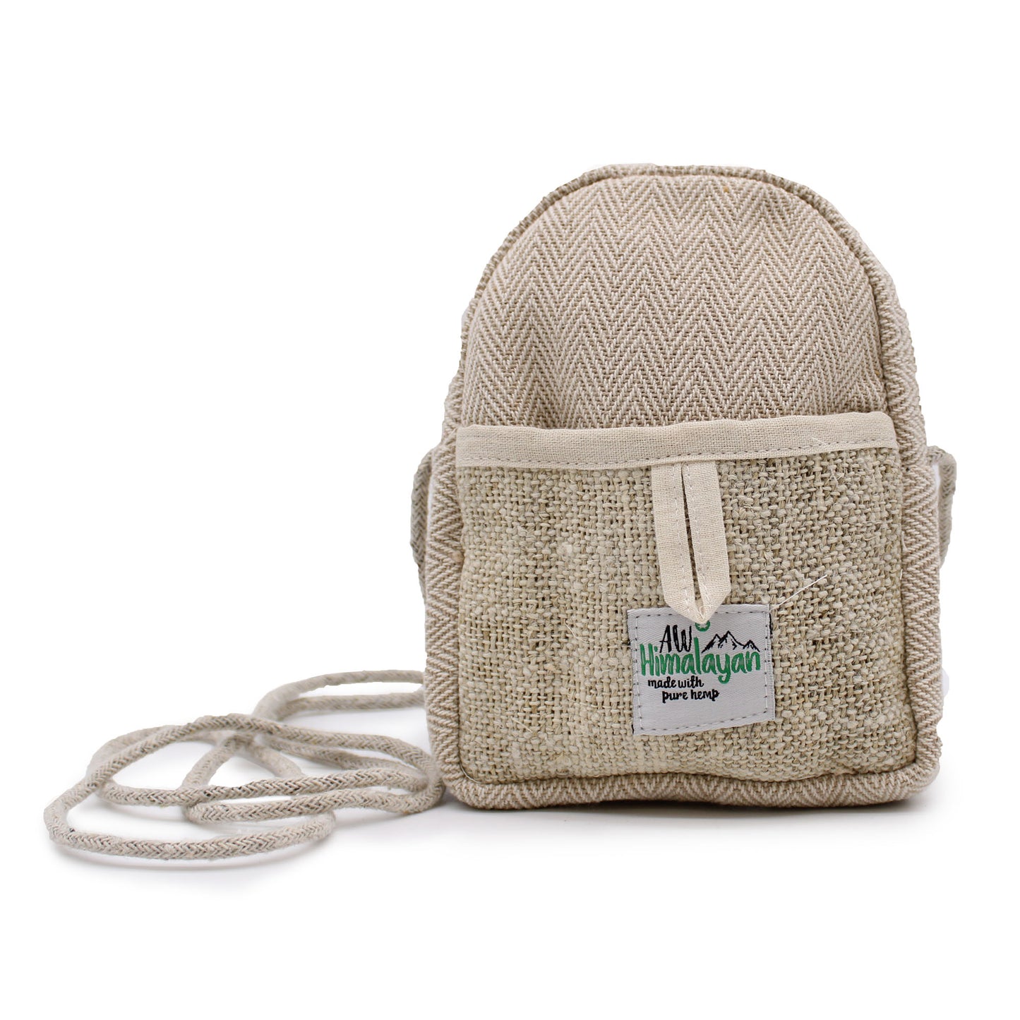 Handmade Hemp Organic Cotton Mobile Bag