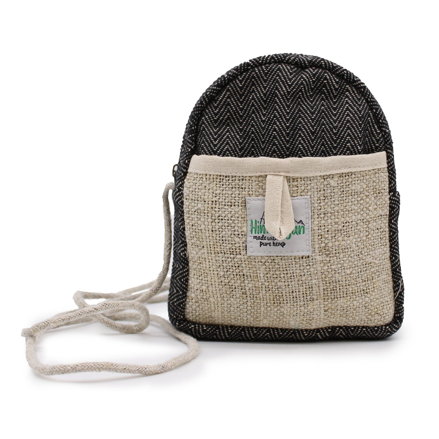 Handmade Hemp Organic Cotton Mobile Bag