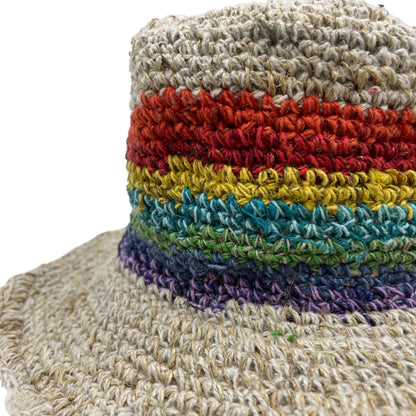 Hand-Knitted Festival Sun Hat