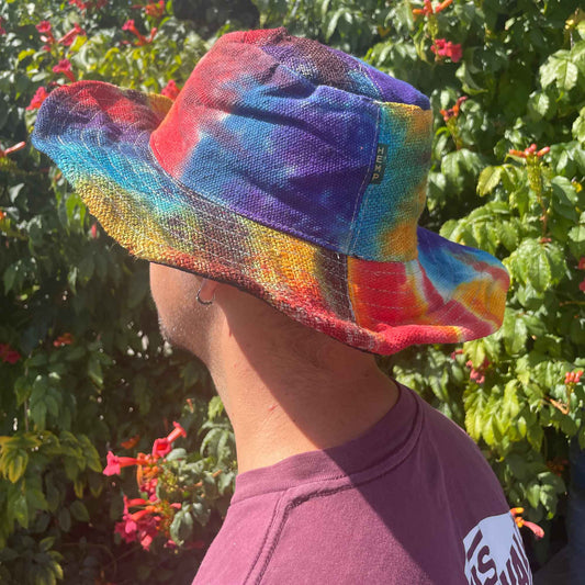 Large Hemp Wired Festival  Hat