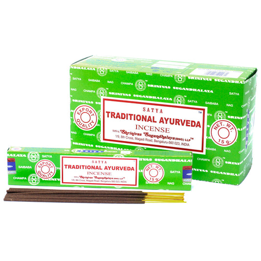 Satya Incense Sticks - Traditional Ayurveda