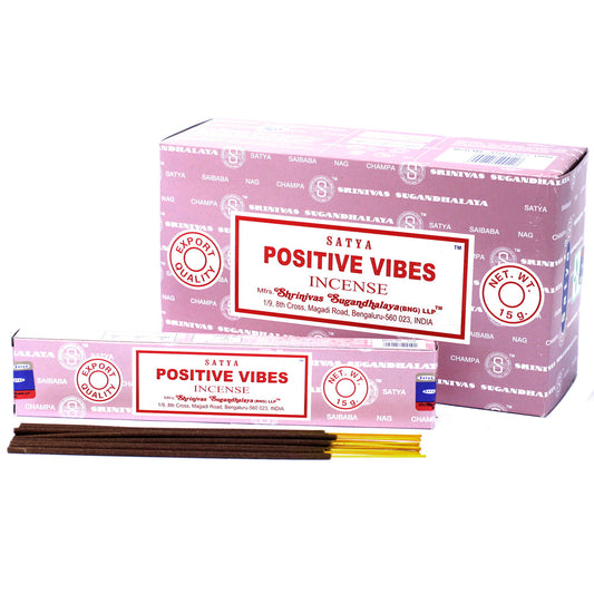 Satya Incense Sticks - Positive Vibes