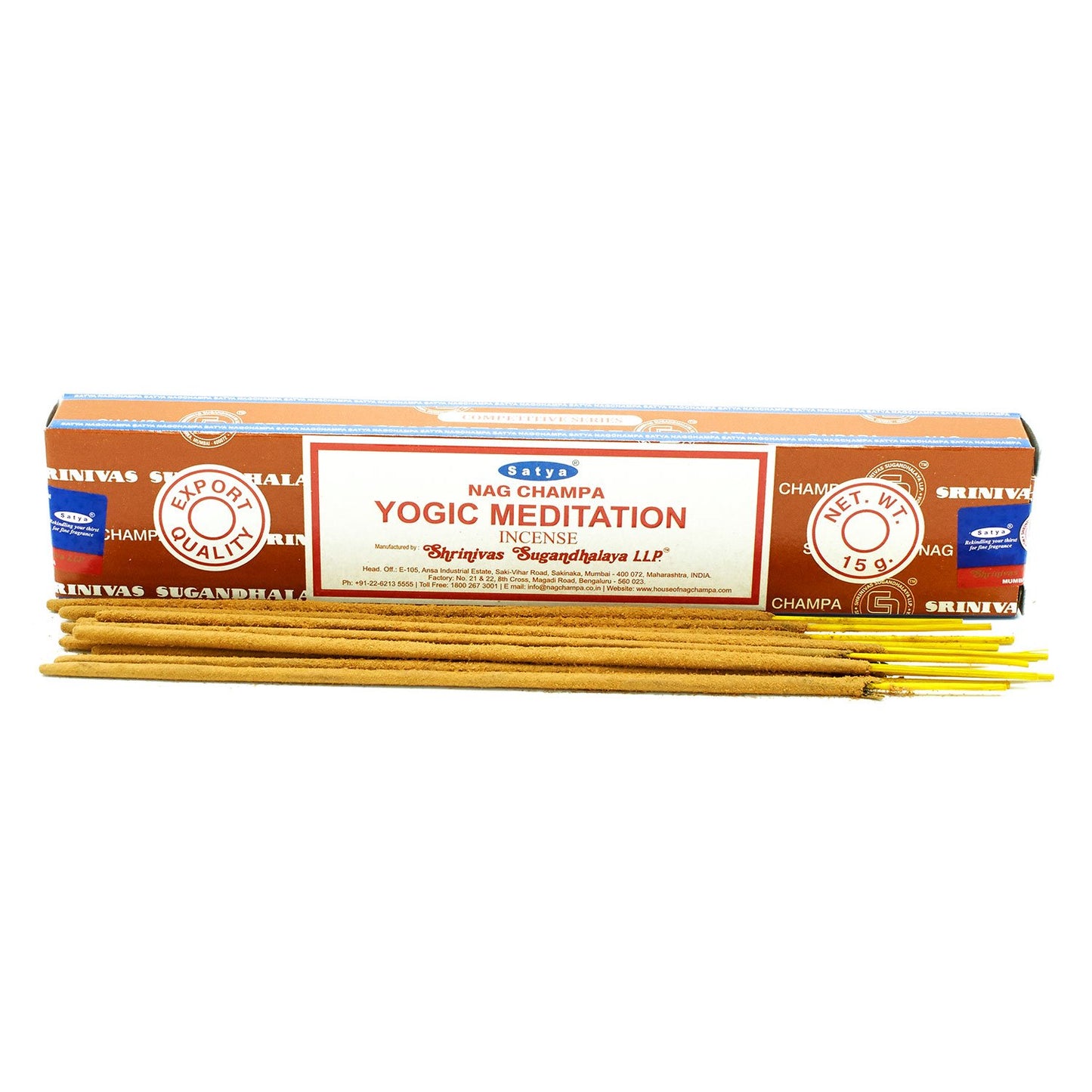 Satya Incense Sticks - Yogic Meditation