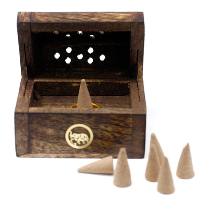 Mini Incense Box Cone Holder