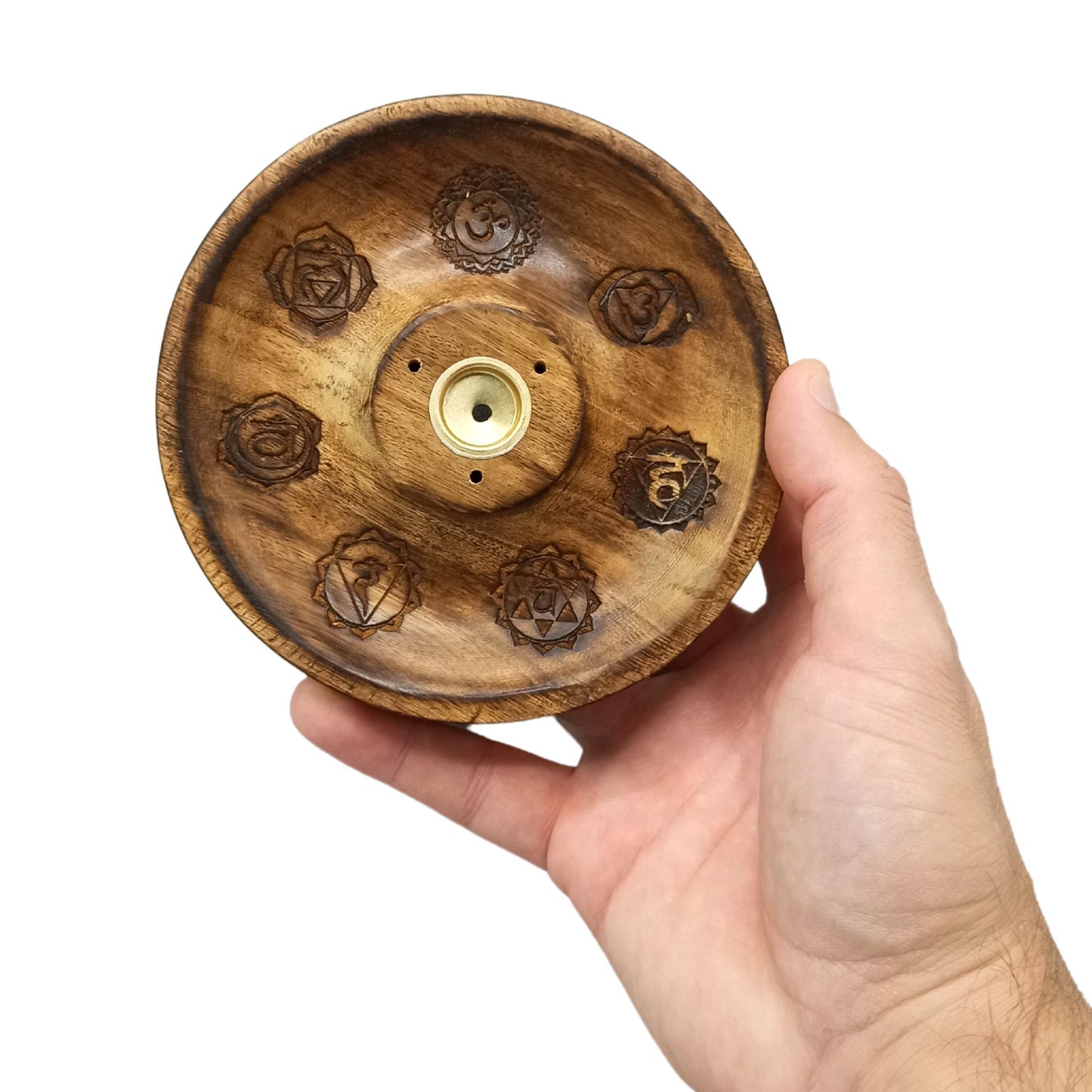 Incense Stick & Cone Burner Disc - 7 Chakra