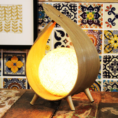 Natural Coconut Lamp - Natural Loop