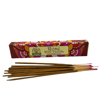 Namaste Mandala Masala Incense - Rose With Vanilla