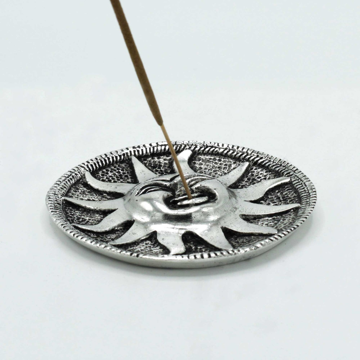 Aluminium Sun Incense Holder - 9cm