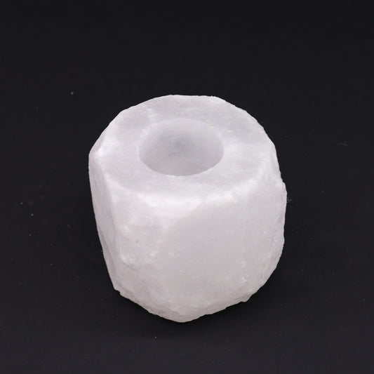 Crystal Rock Himalayan Salt Candle Holder