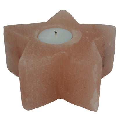 Himalayan Salt Candle Holder - Star