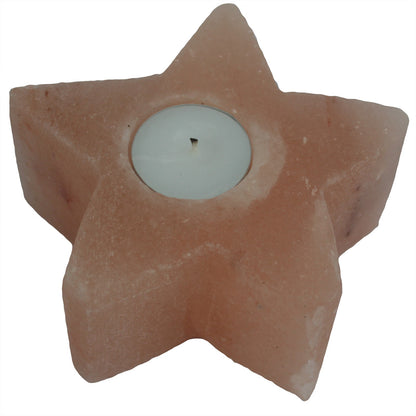 Himalayan Salt Candle Holder - Star