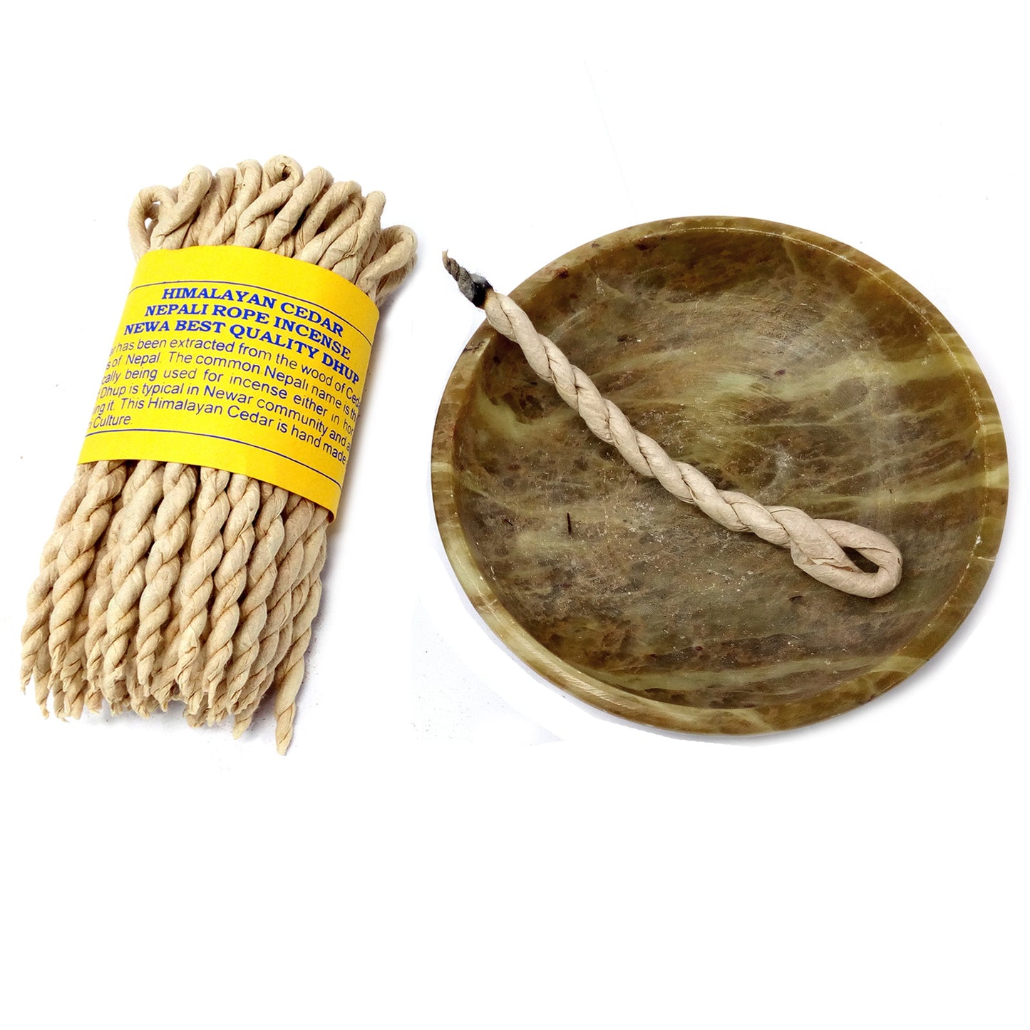 Nepali Incense Rope | Pure Himalayan Herbs | Various Scents | Camphor | Juniper | Sandalwood | High Quality and Hand Rolled Incense