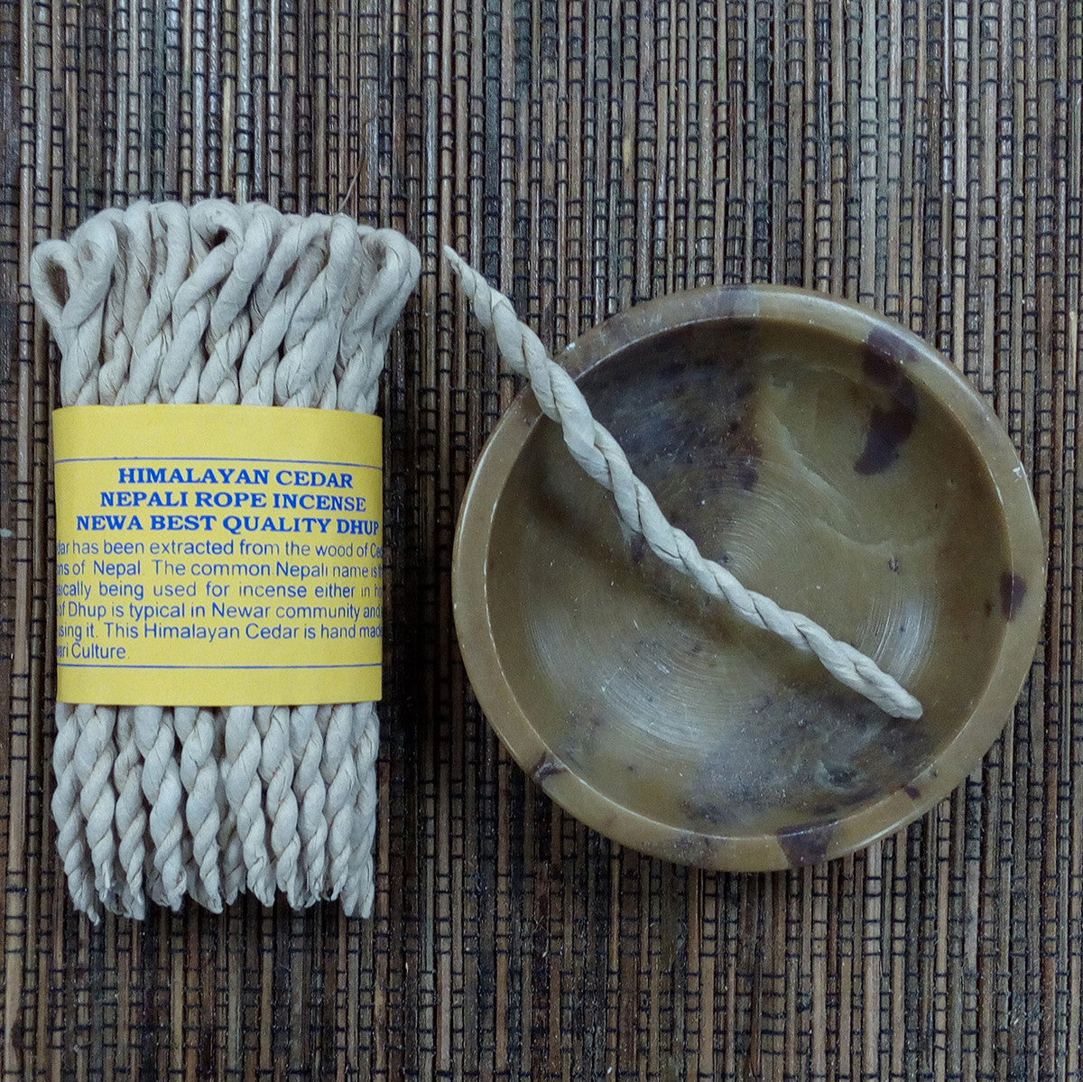 Nepali Incense Rope | Pure Himalayan Herbs | Various Scents | Camphor | Juniper | Sandalwood | High Quality and Hand Rolled Incense