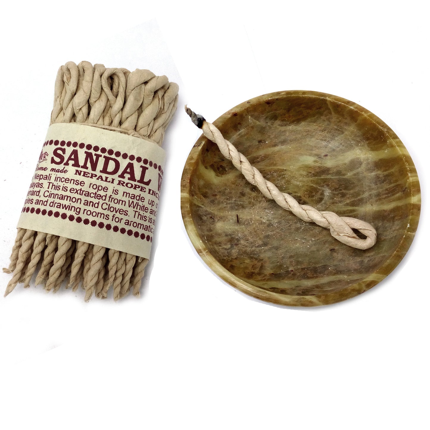 Nepali Incense Rope | Pure Himalayan Herbs | Various Scents | Camphor | Juniper | Sandalwood | High Quality and Hand Rolled Incense