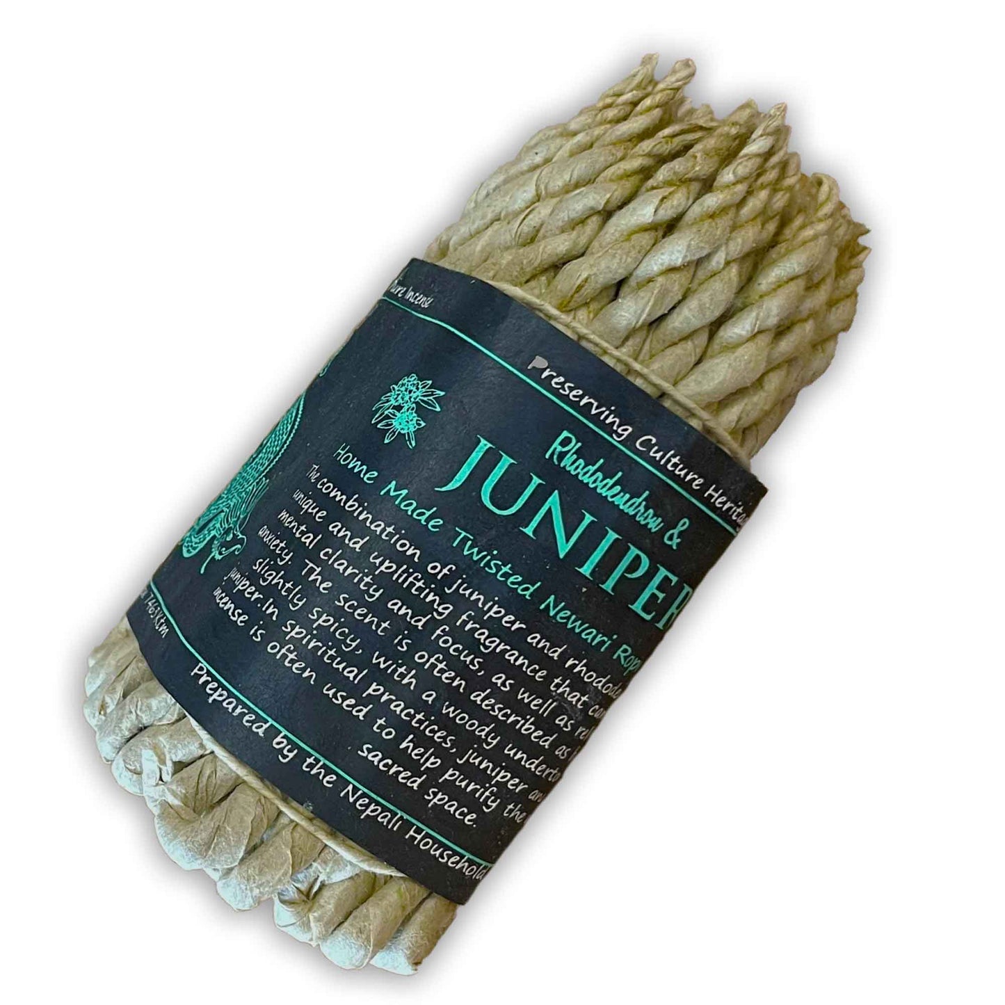 Nepali Incense Rope | Pure Himalayan Herbs | Various Scents | Camphor | Juniper | Sandalwood | High Quality and Hand Rolled Incense