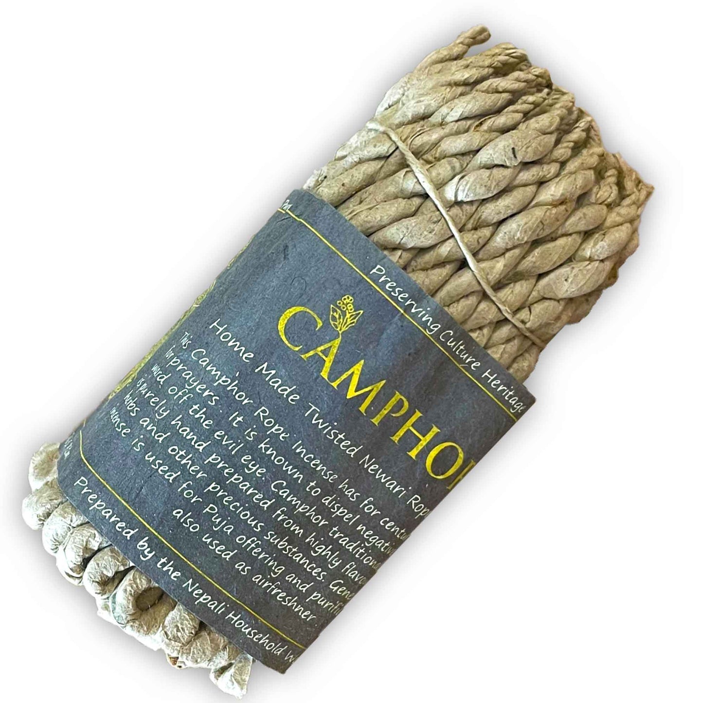 Nepali Incense Rope | Pure Himalayan Herbs | Various Scents | Camphor | Juniper | Sandalwood | High Quality and Hand Rolled Incense