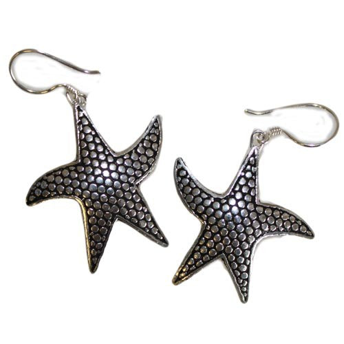 Sterling Silver Starfish Earrings | 925 Sterling Silver | Handmade | Quality Metal