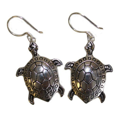 Sterling Silver Turtle Earrings | 925 Sterling Silver | Handmade | Quality Metal