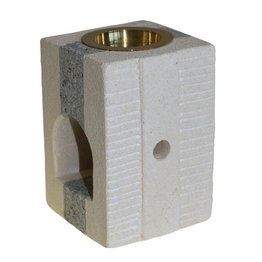 Sandstone Oil Burner - Combo Square