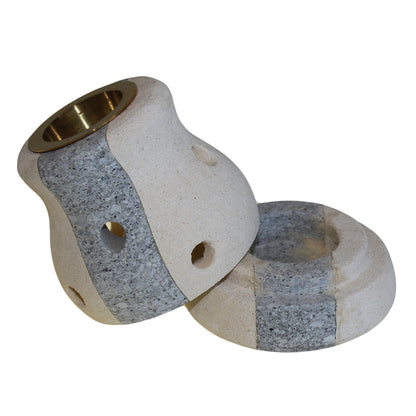 Sandstone Oil Burner - Combo Shaped