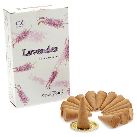 Stamford Premium Incense Cones - Lavender