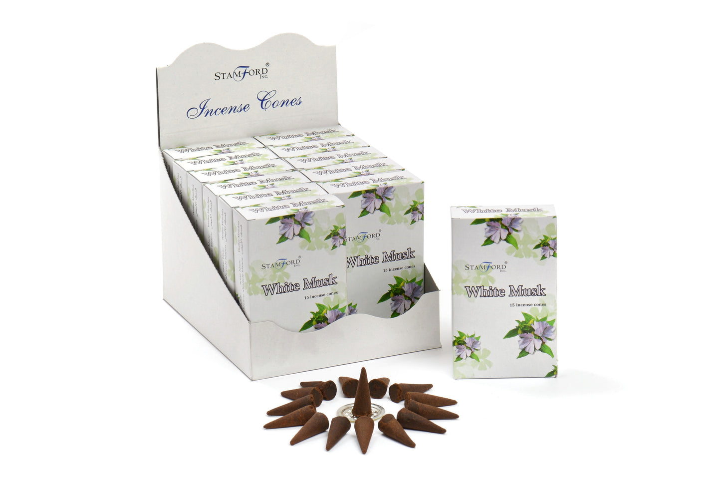 Stamford Premium Incense Cones - White Musk