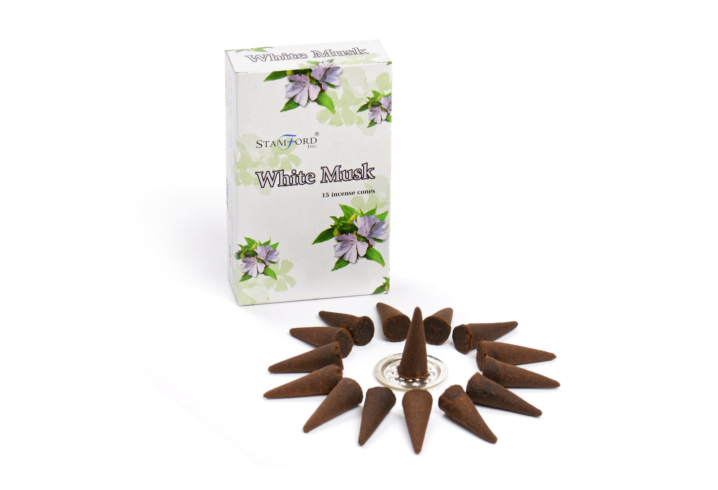 Stamford Premium Incense Cones - White Musk