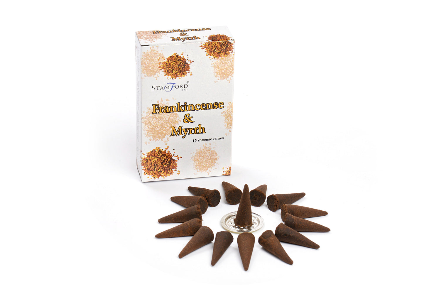 Stamford Premium Incense Cones - Frankincence and Myrrh