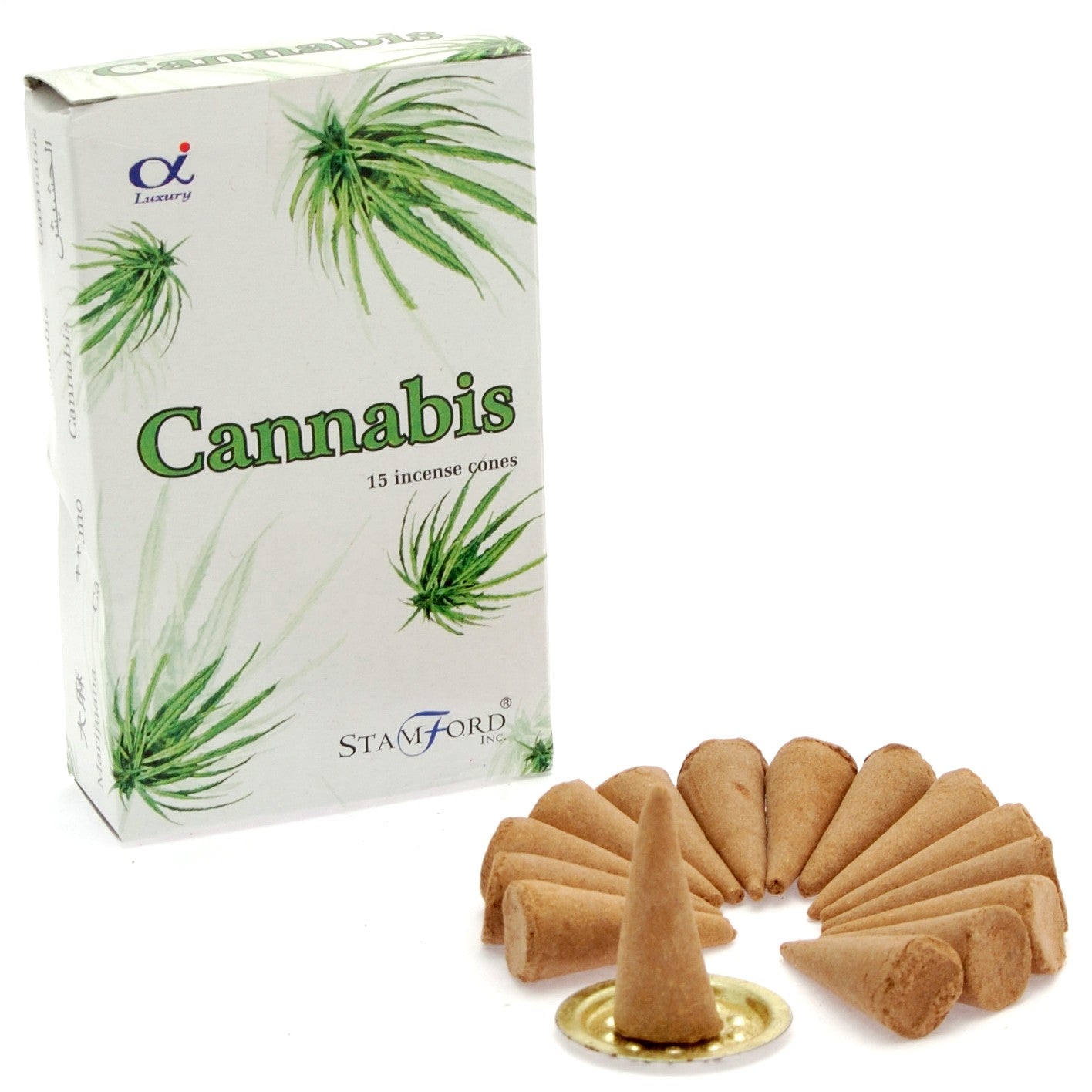 Stamford Premium Incense Cones - Cannabis