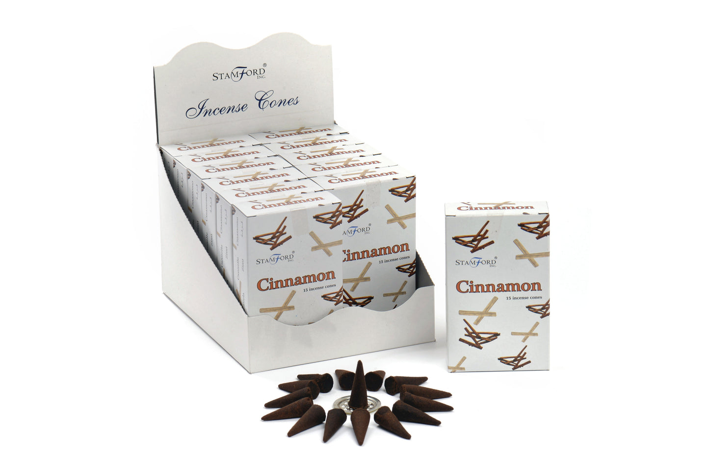 Stamford Premium Incense Cones - Cinnamon