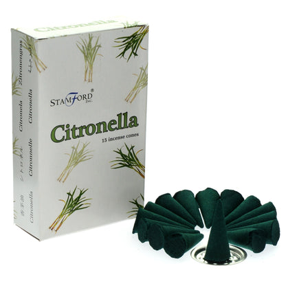 Stamford Premium Incense Cones - Citronella