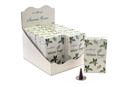 Stamford Premium Incense Cones - White Sage